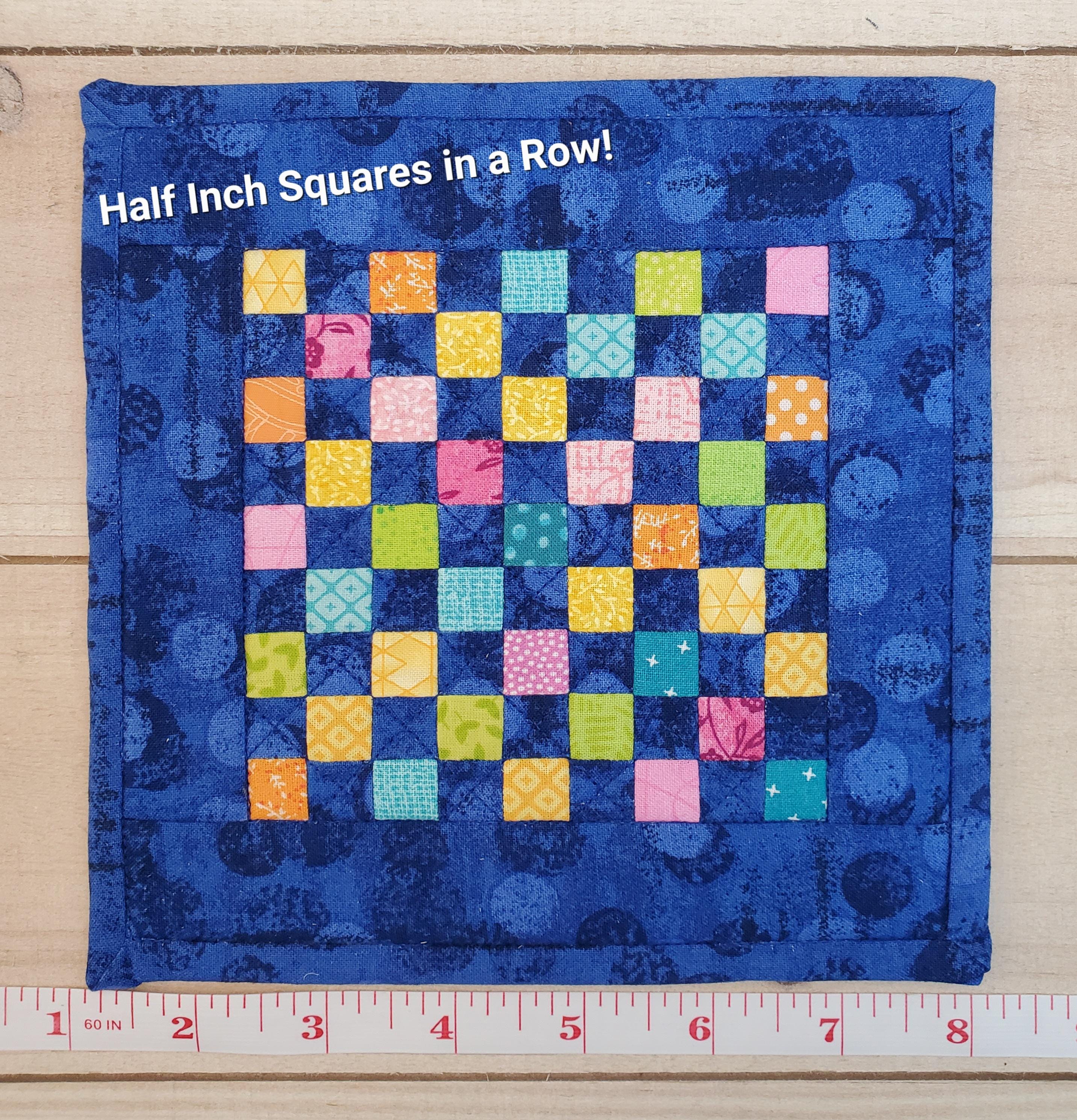 Mini Squares in a Row: PDF FPP Templates