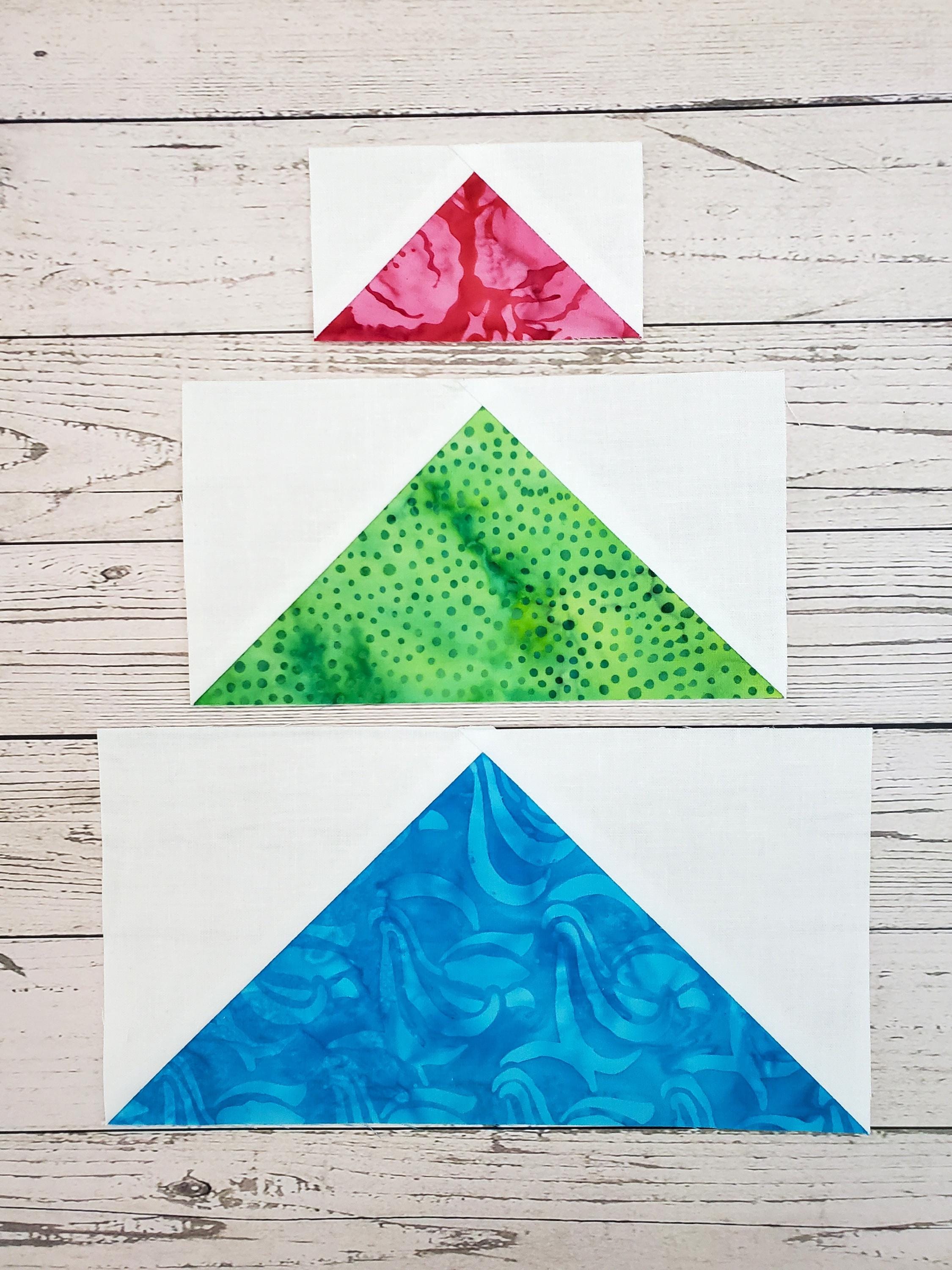 Flying Geese Blocks: Pre-Printed FPP Templates