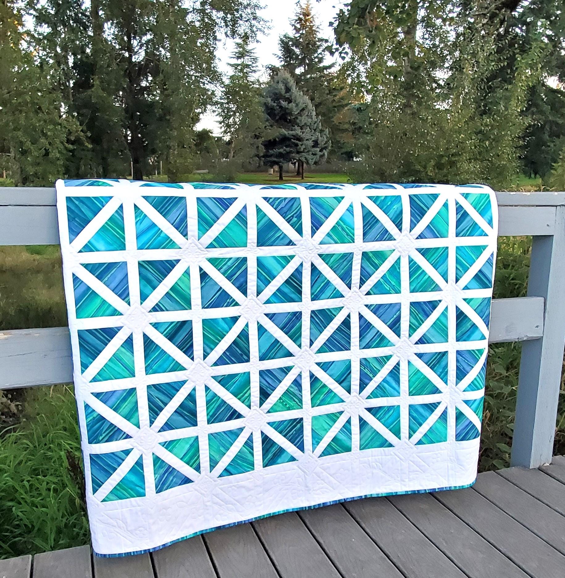 Lattice: Pre-Printed Quilt Pattern and FPP Templates
