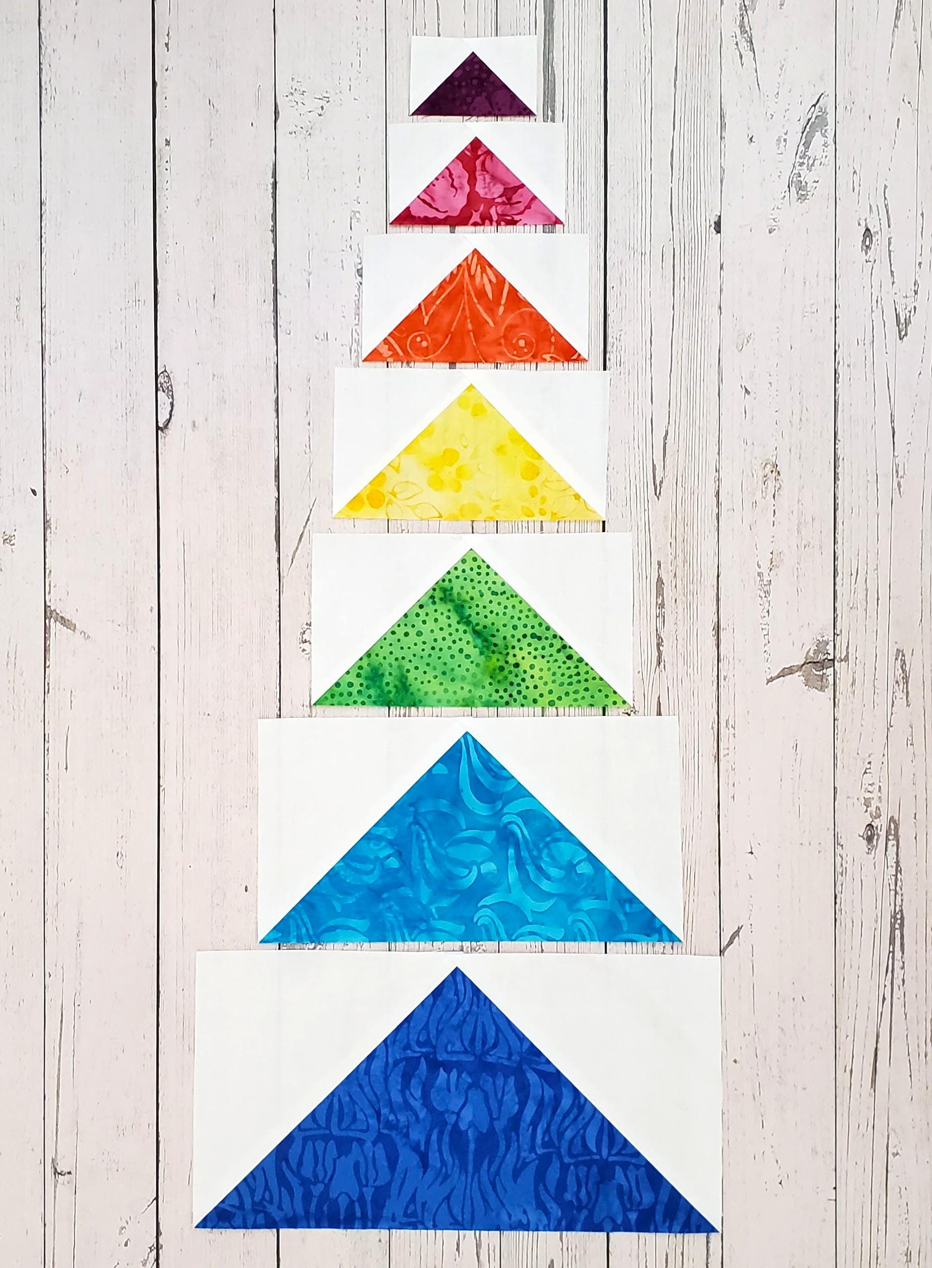 Flying Geese Blocks Bundle: Pre-Printed FPP Templates