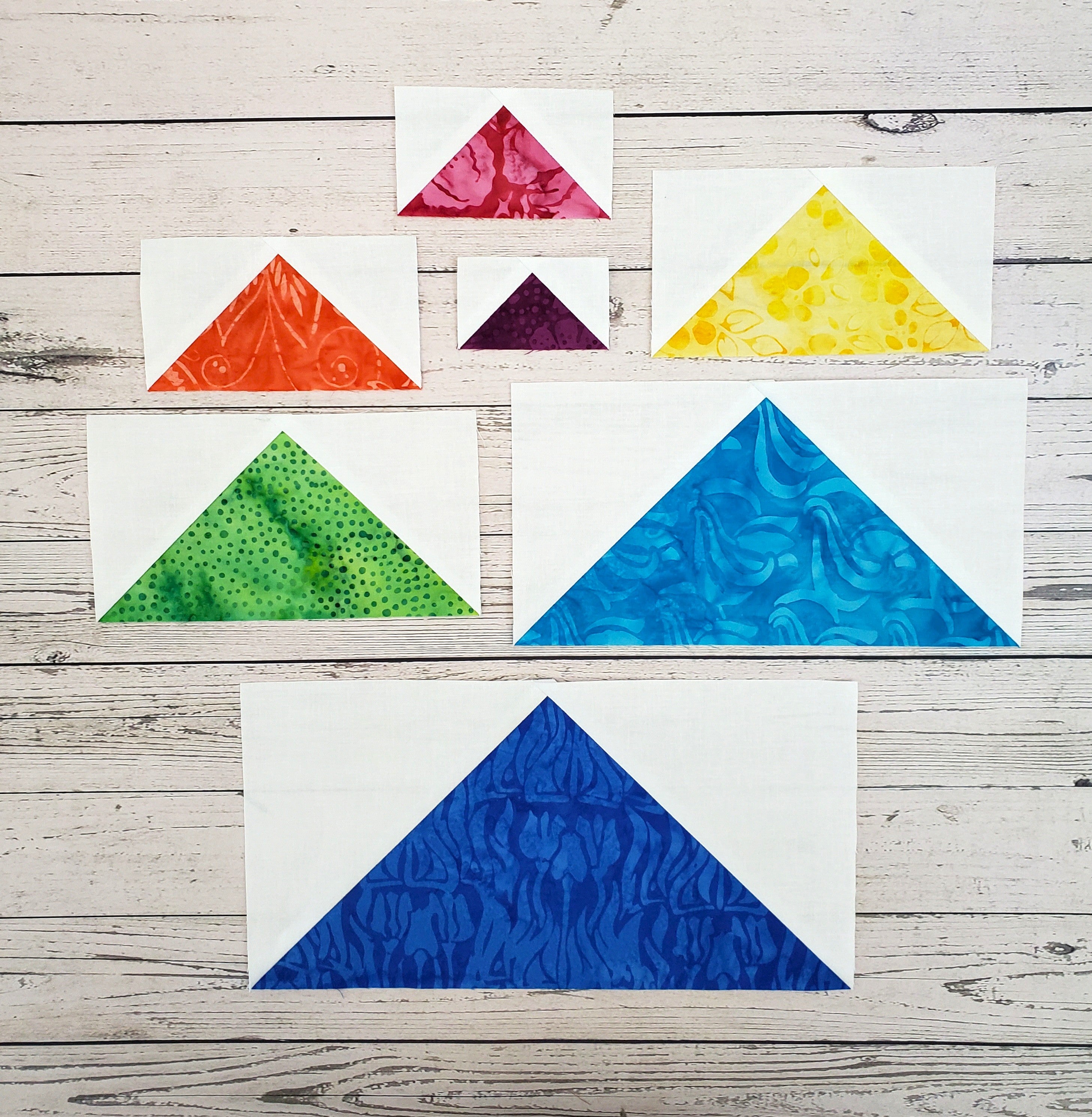 Flying Geese Quilt Pattern Bundle: PDF FPP Quilt Template