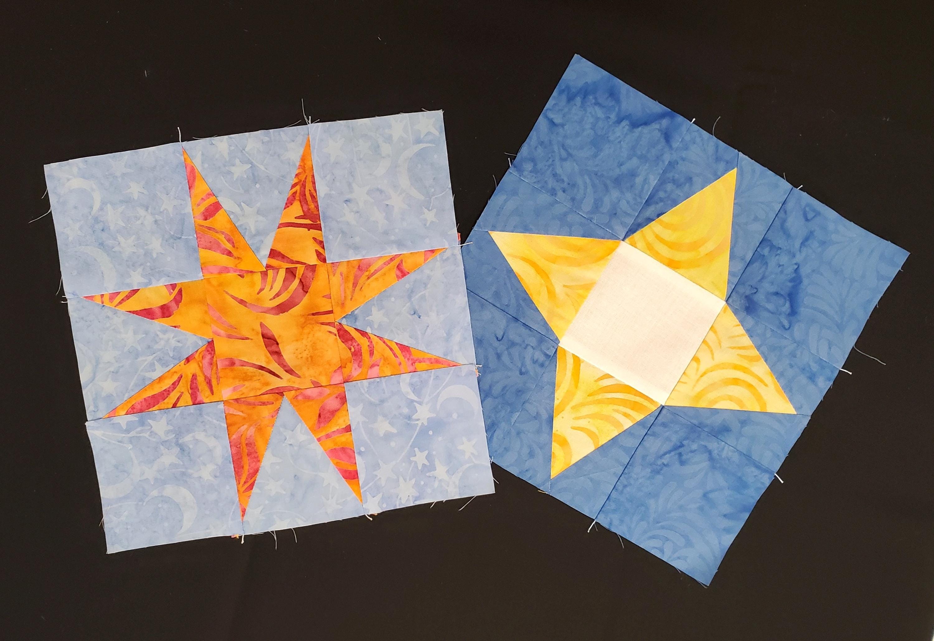 Triangle in a Square Blocks: PDF FPP Templates