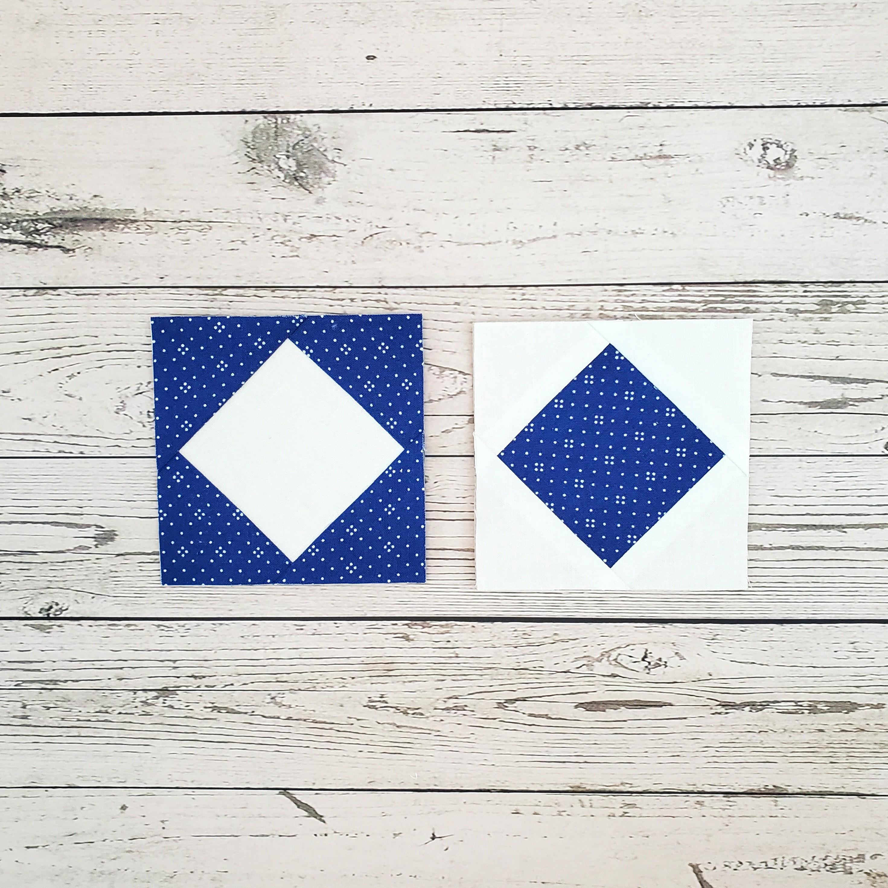 Diamond in a Square Blocks: PDF FPP Templates