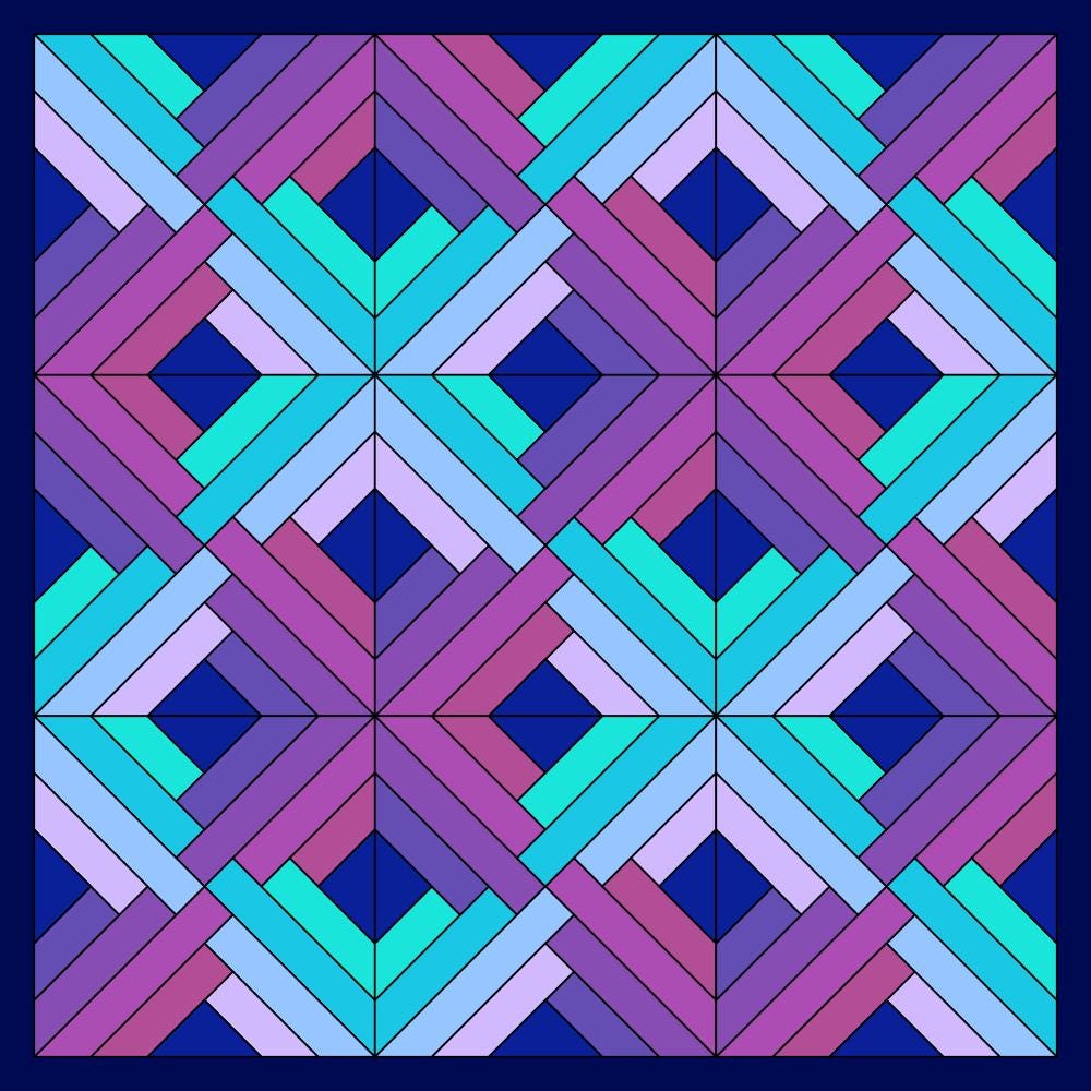 Color Weave Blocks: PDF FPP Templates