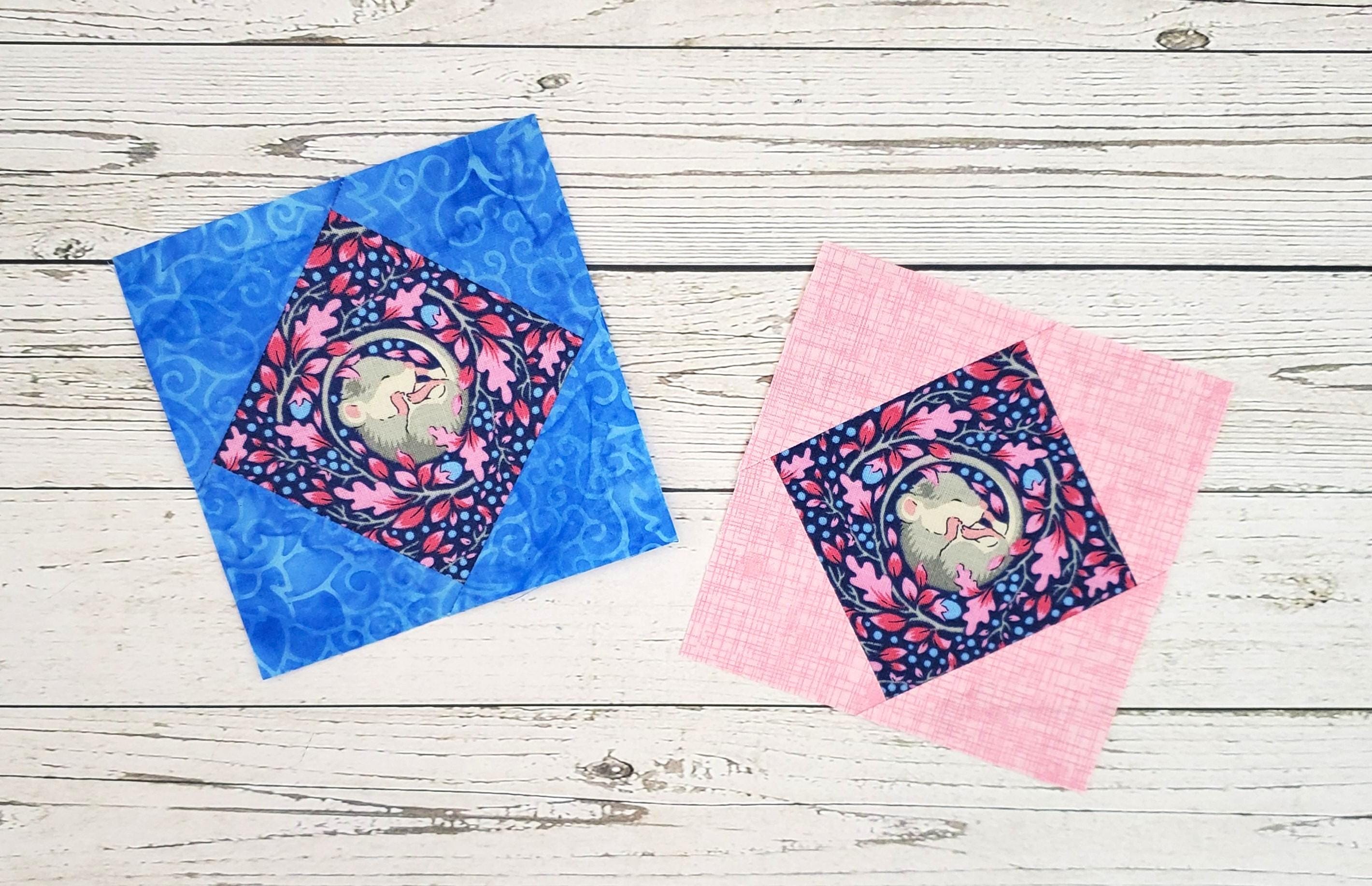 Diamond in a Square Blocks: Pre-Printed FPP Templates