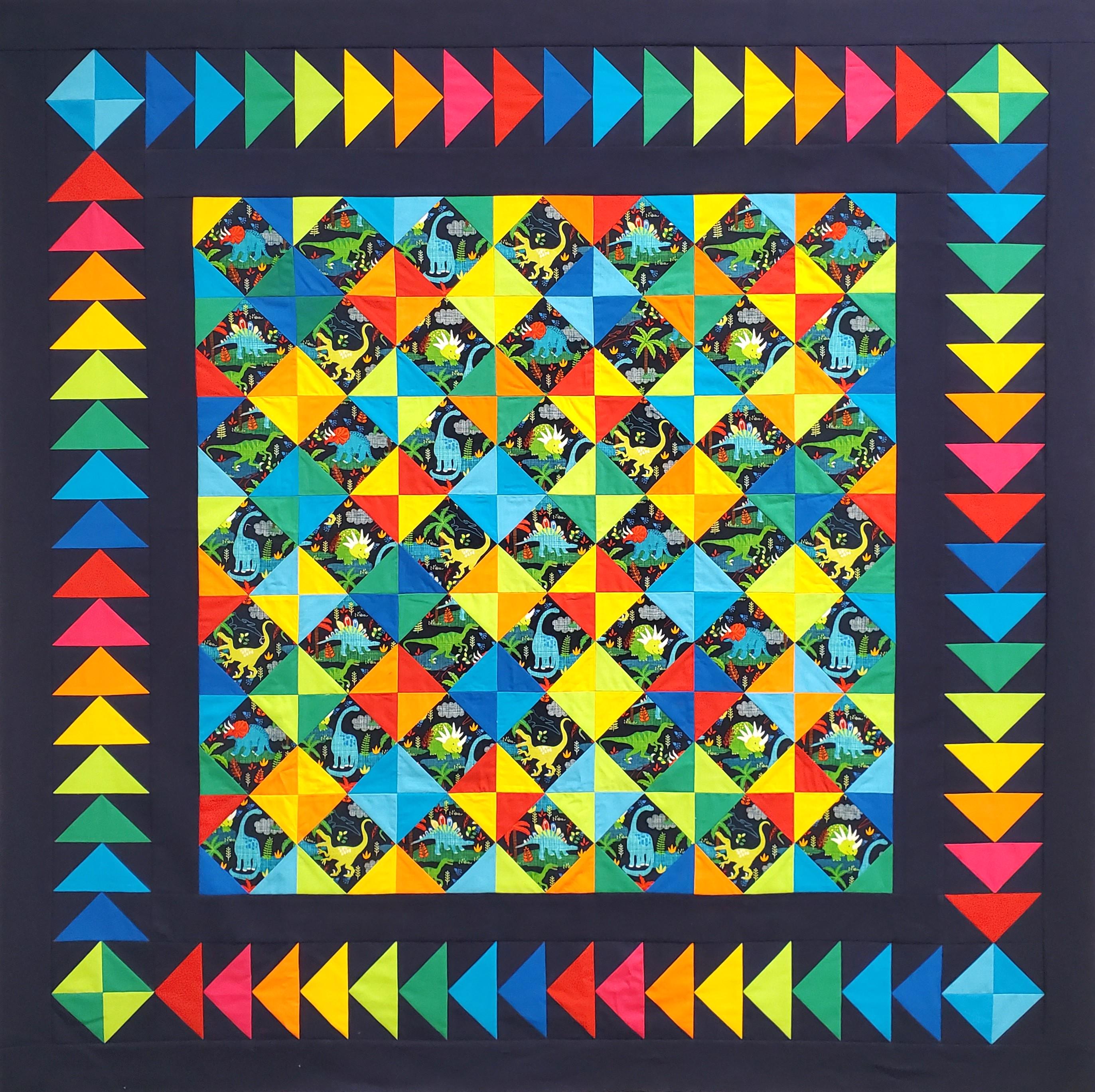 Diamond in a Square Blocks: PDF FPP Templates