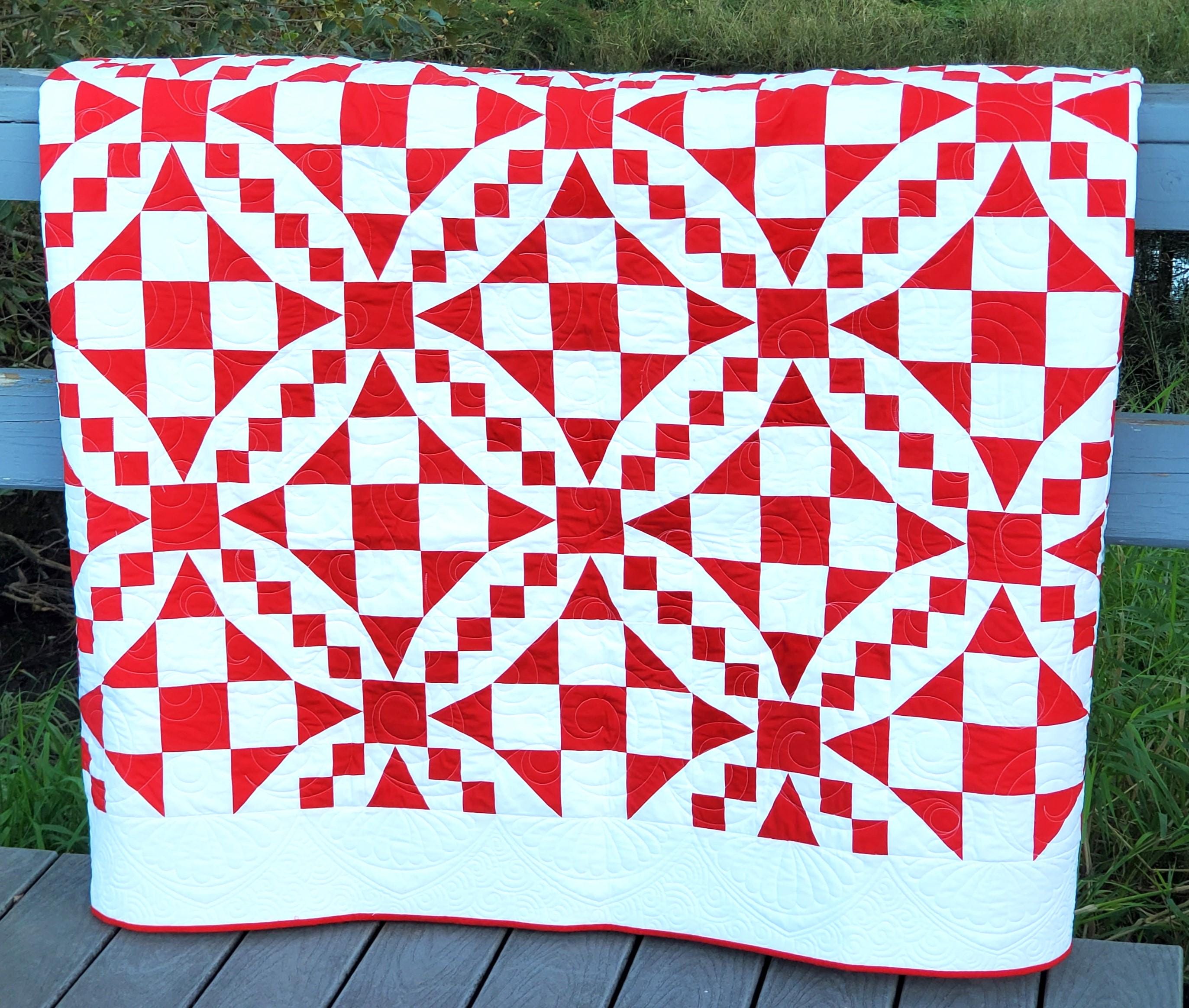 54-40 or Fight: PDF Quilt Pattern and FPP Templates