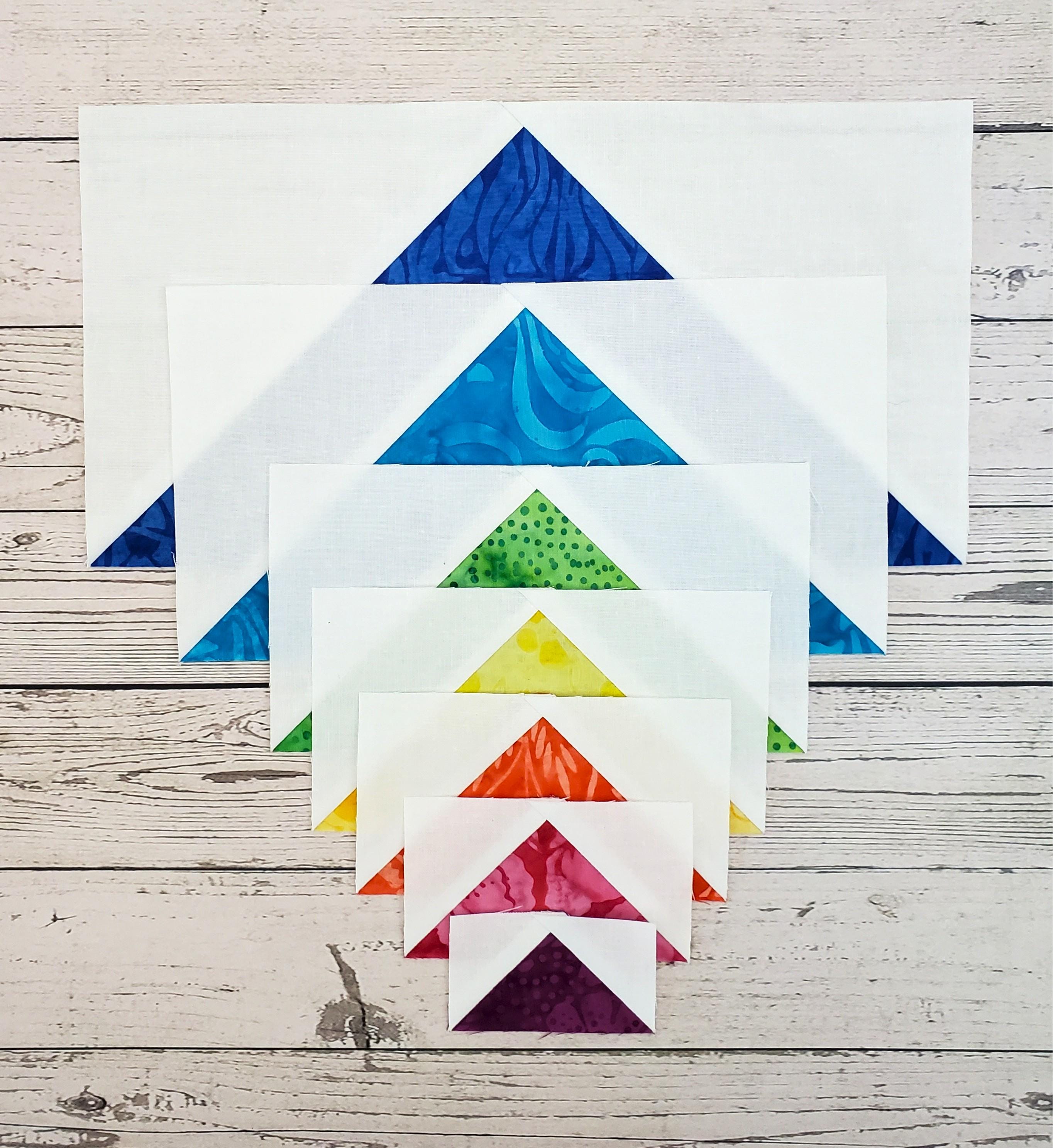 Flying Geese Blocks: Pre-Printed FPP Templates