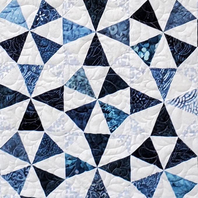 Kaleidoscope: PDF Quilt Pattern and FPP Templates