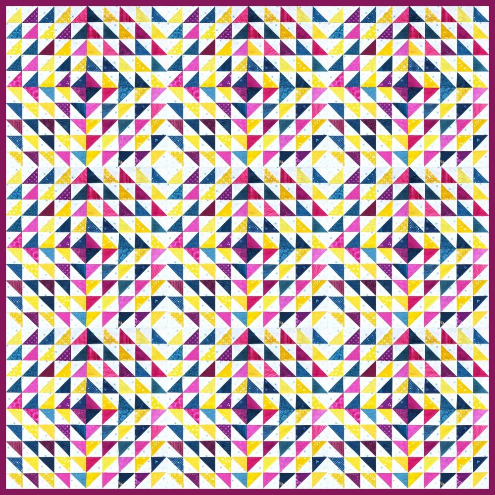 Half Square Triangles (HSTs) on a Sheet: Pre-Printed Templates