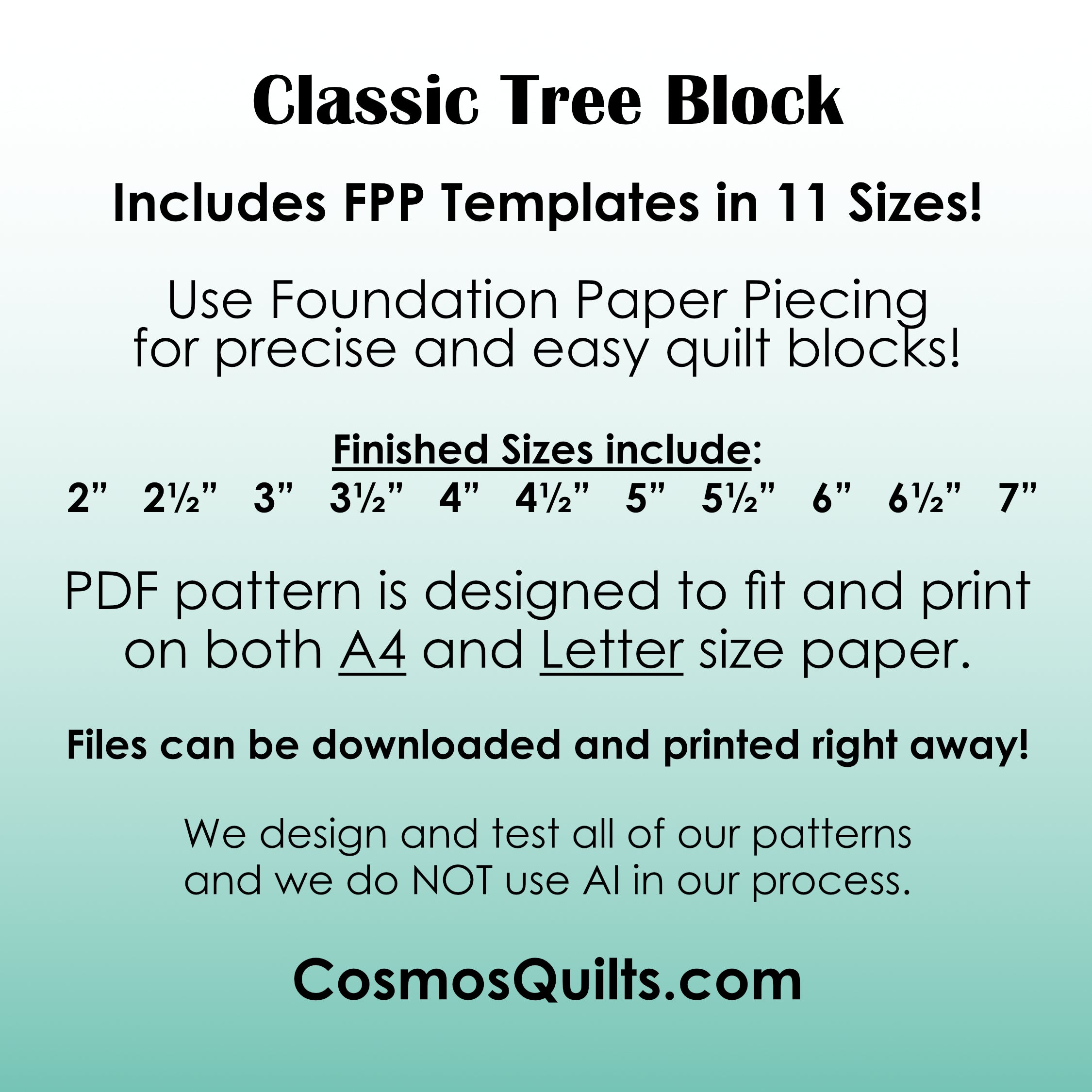 Classic Tree Block: PDF FPP Templates