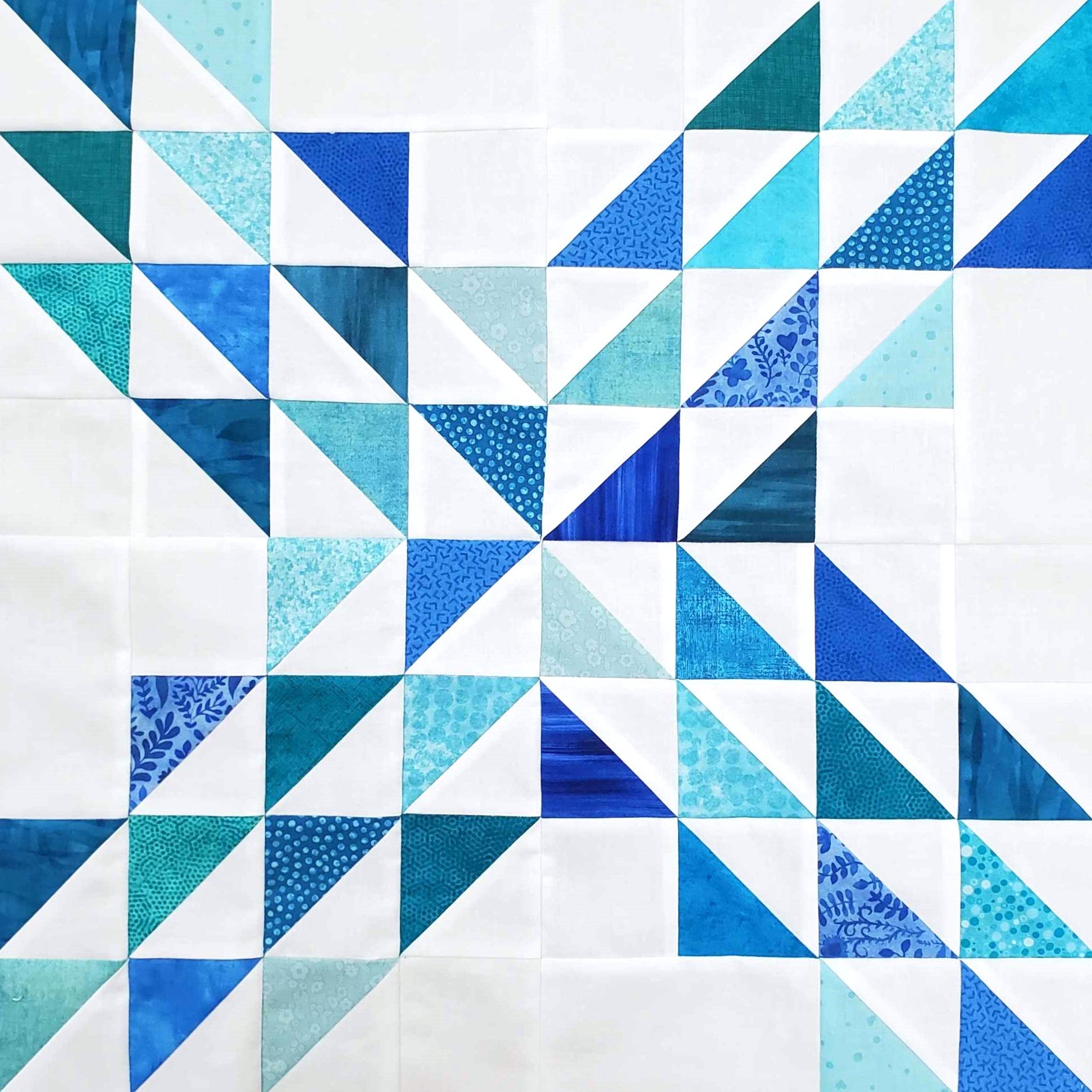 Half Square Triangles Pattern Bundle: PDF FPP Quilt Templates