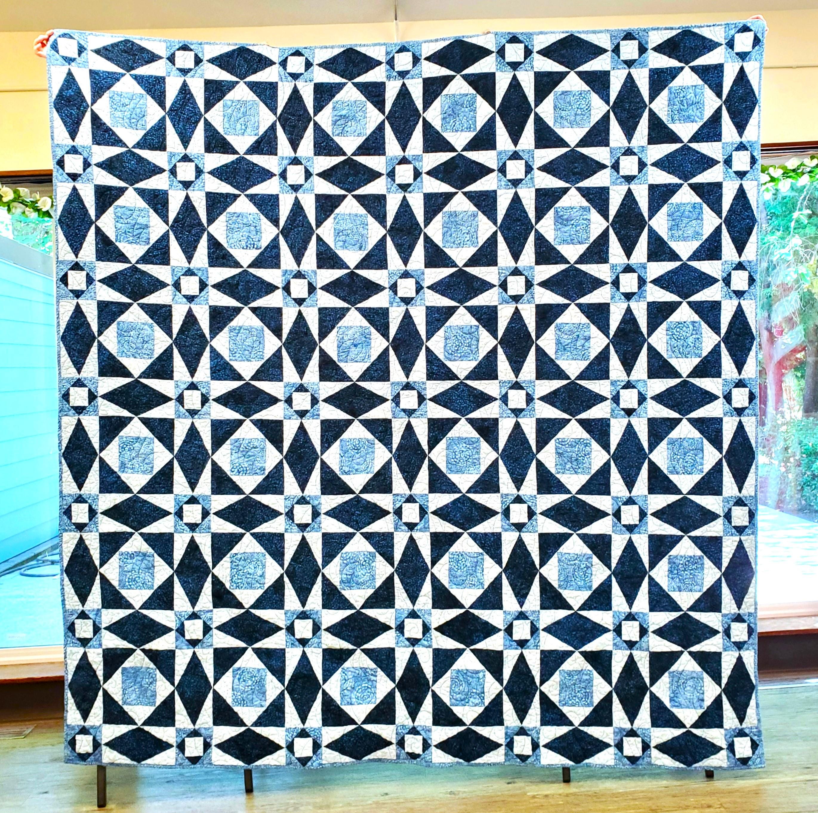 Storm at Sea: Pre-Printed Quilt Pattern and FPP Templates