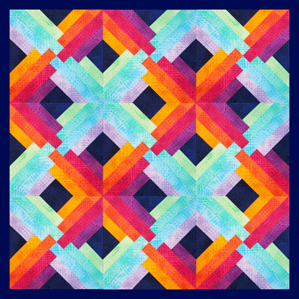 Color Weave Blocks: PDF FPP Templates