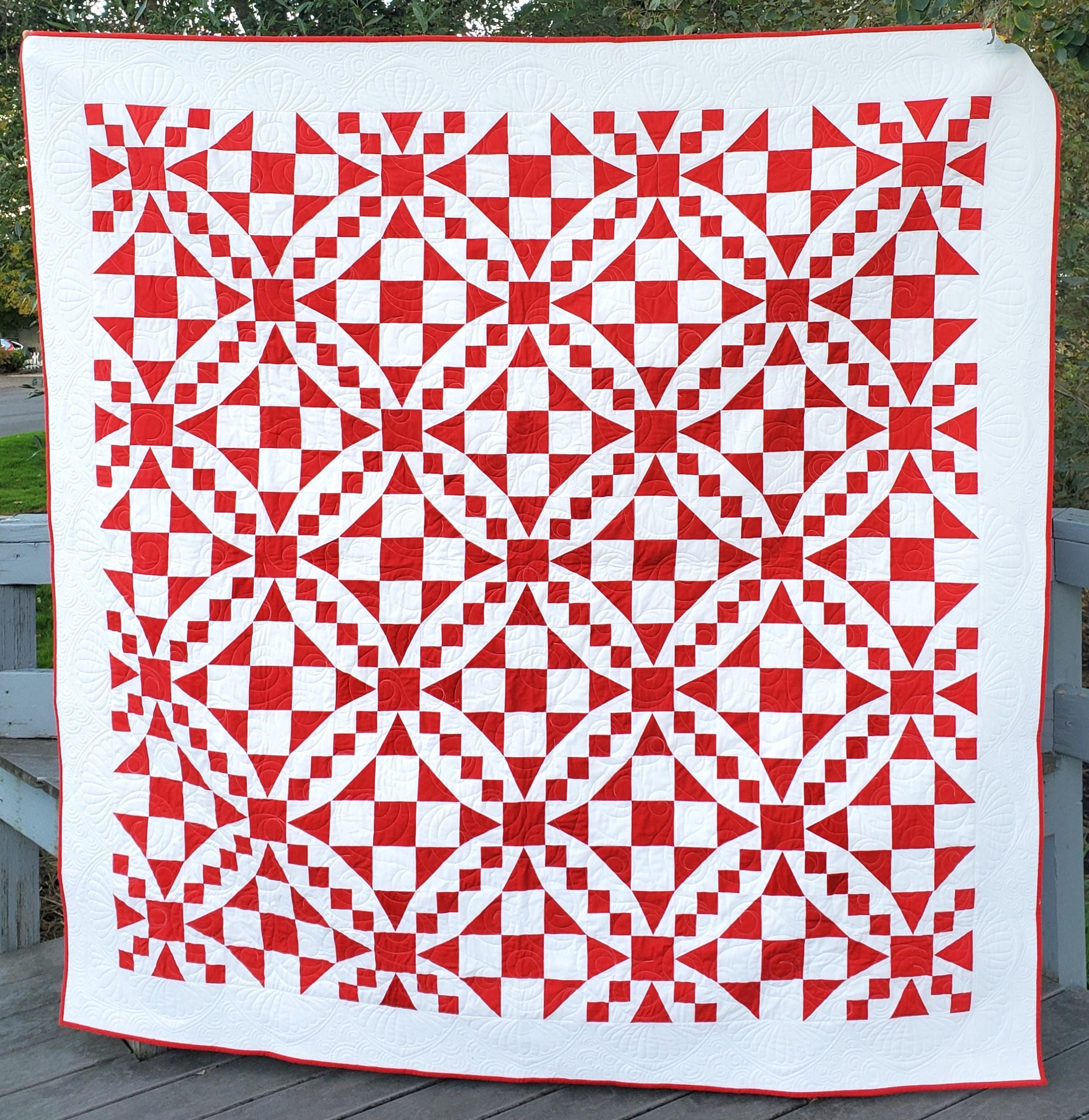 54-40 or Fight: PDF Quilt Pattern and FPP Templates