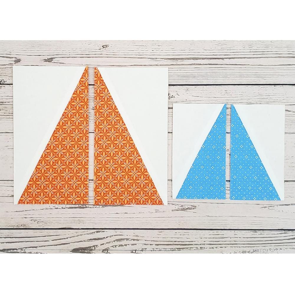Half Rectangle Triangle (HRT) Blocks: PDF FPP Templates