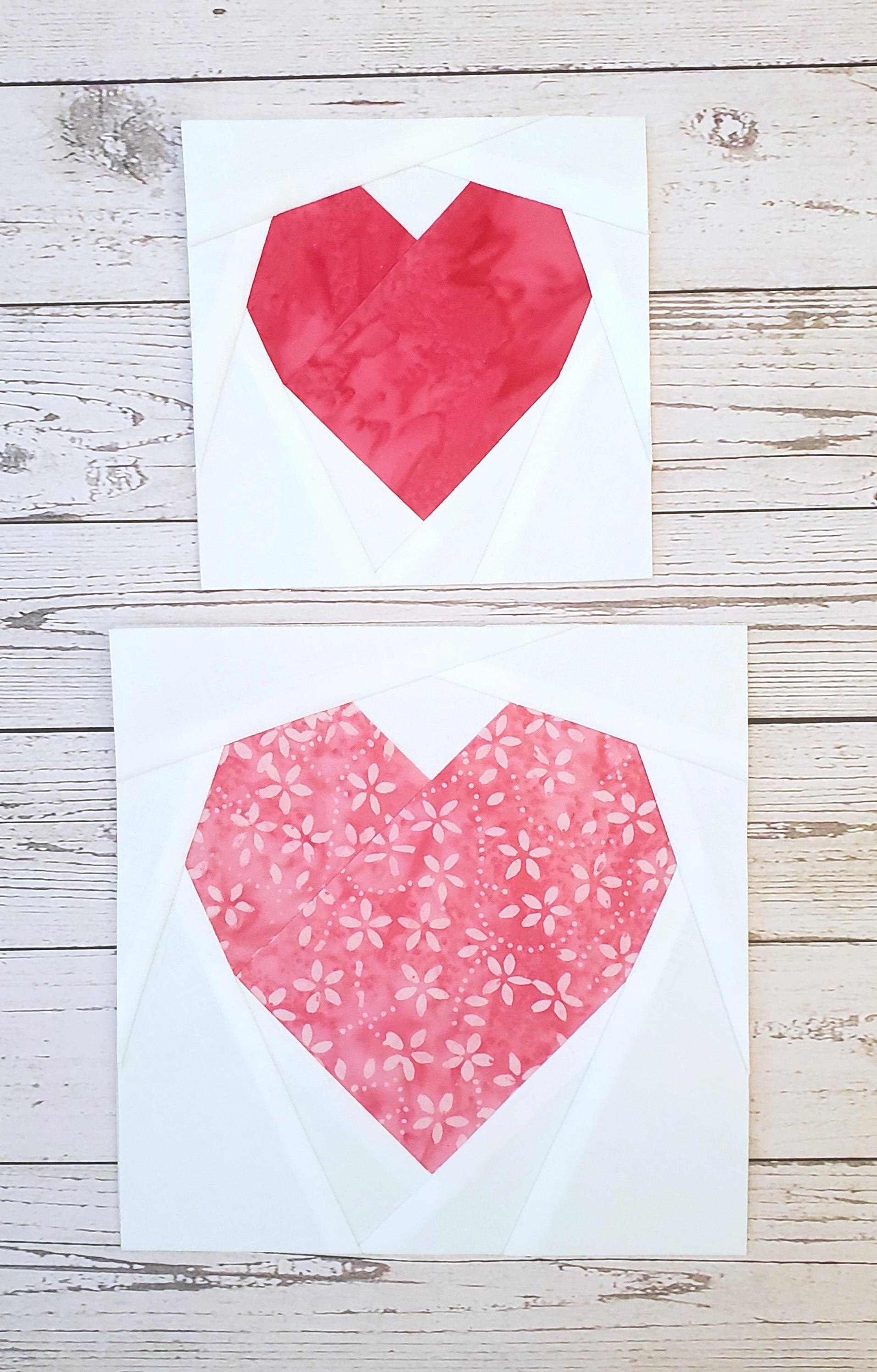 Classic Heart Blocks: PDF FPP Templates