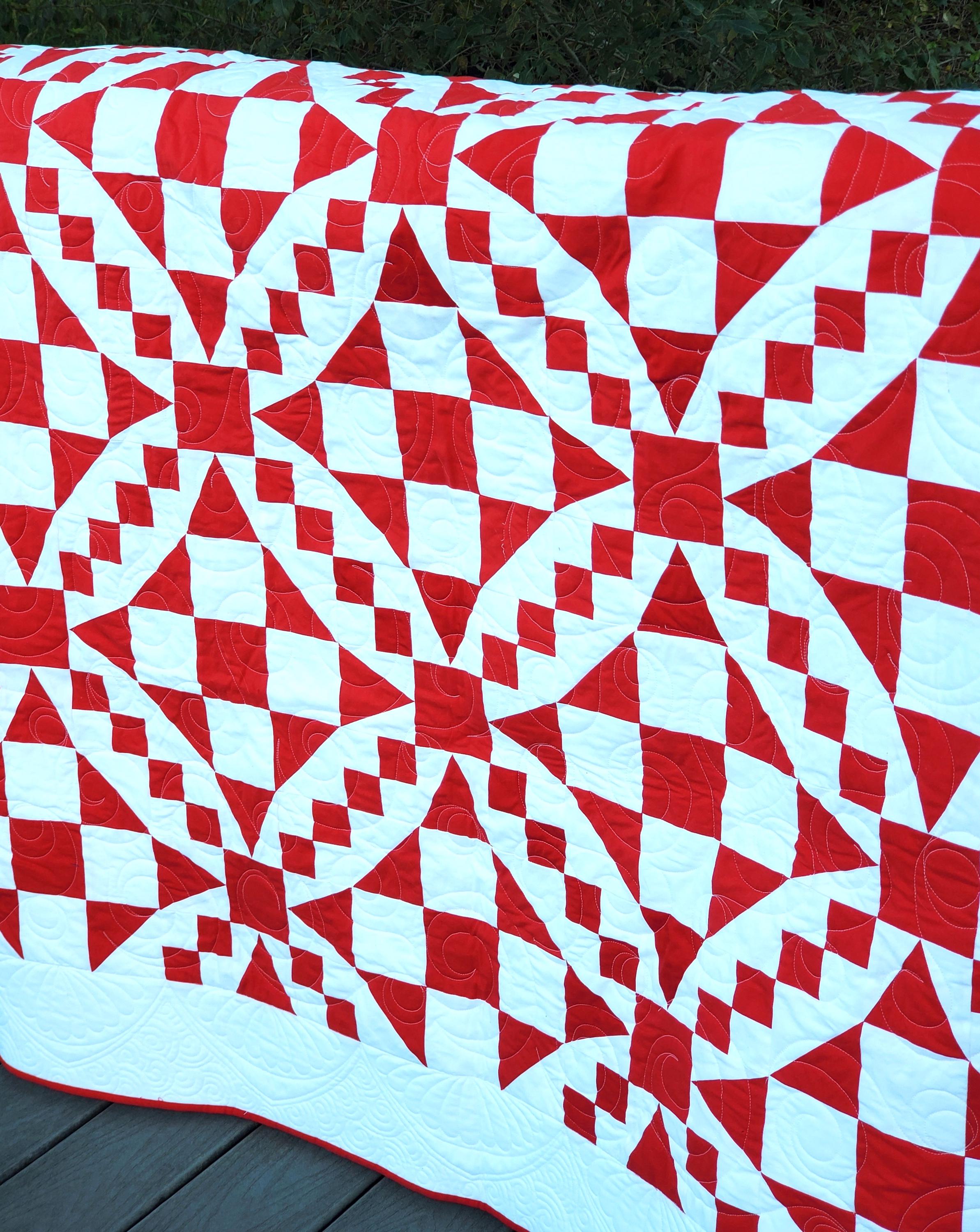 54-40 or Fight: PDF Quilt Pattern and FPP Templates