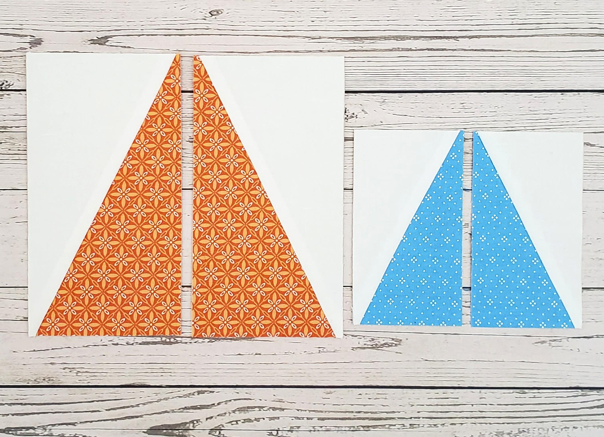 Half Rectangle Triangle (HRT) Blocks: PDF FPP Templates