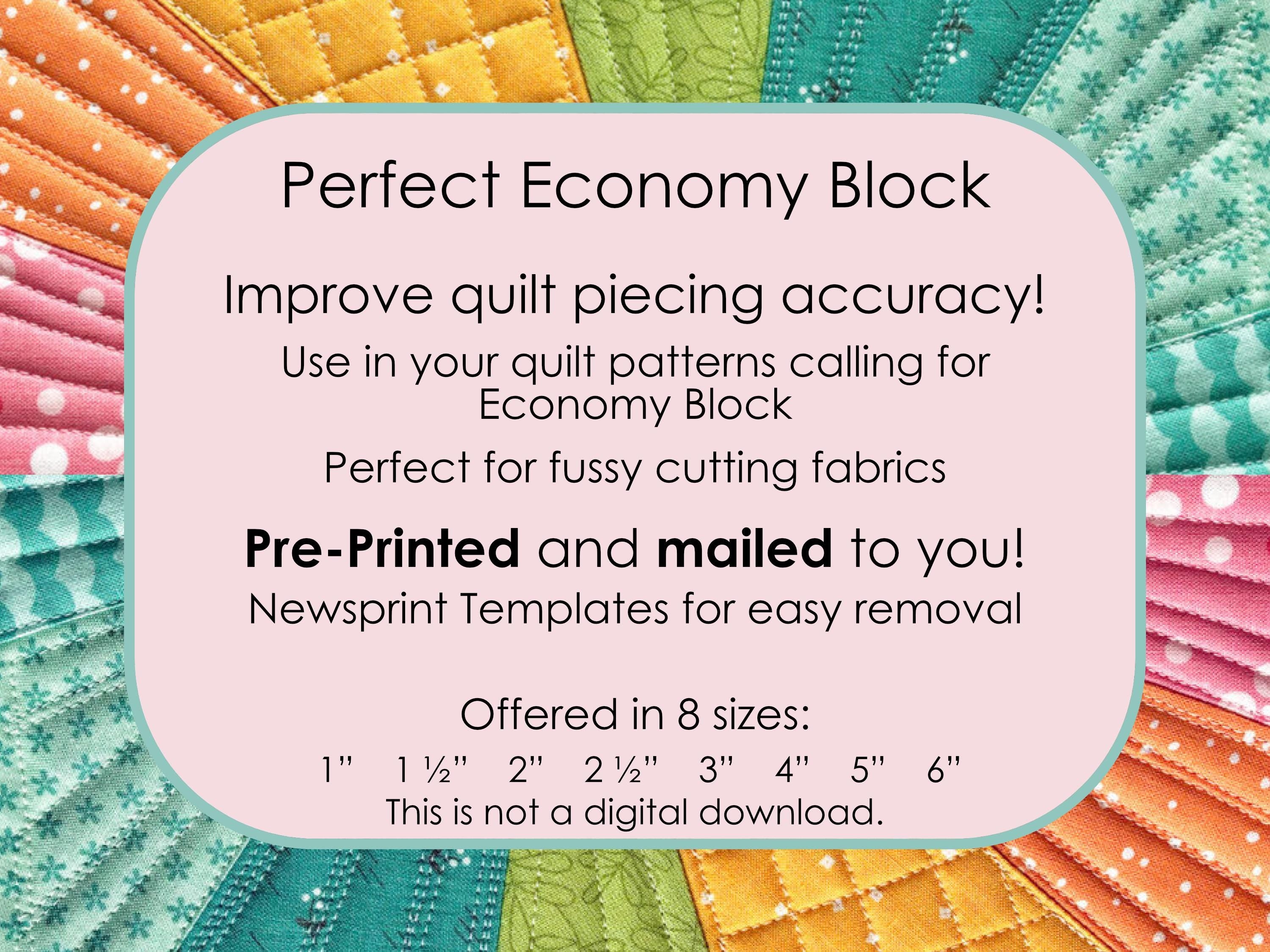 Economy Blocks: Pre-Printed FPP Templates