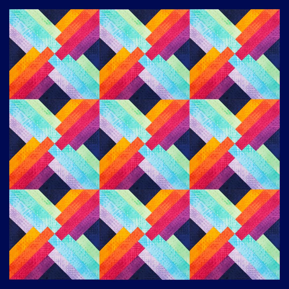 Color Weave Blocks: PDF FPP Templates