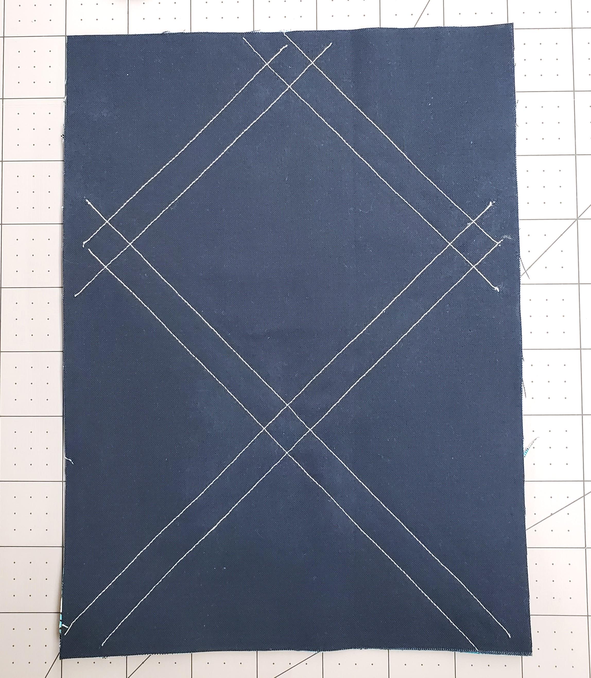 Half Square Triangles (HSTs) on a Sheet Bundle: Pre-Printed Templates