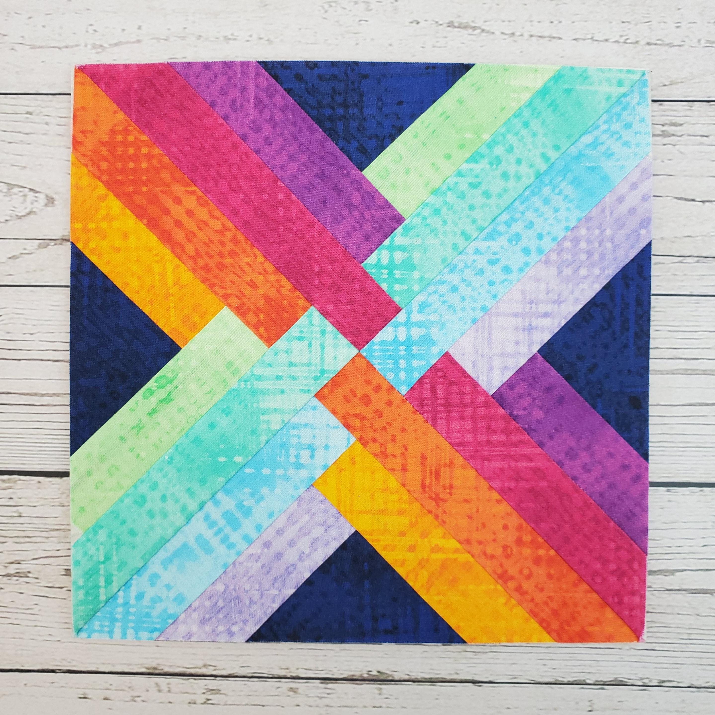 Color Weave Blocks: PDF FPP Templates
