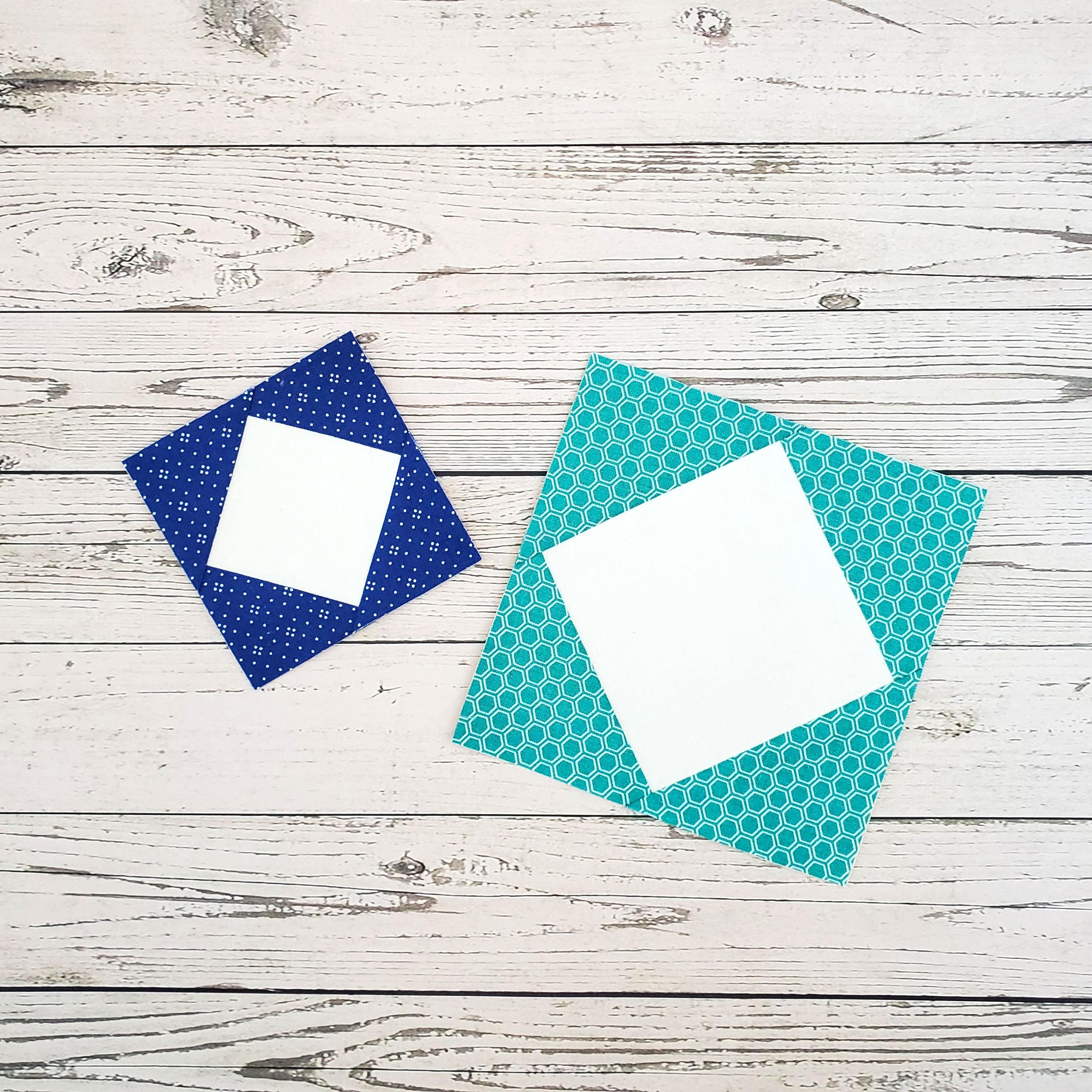 Diamond in a Square Blocks: PDF FPP Templates