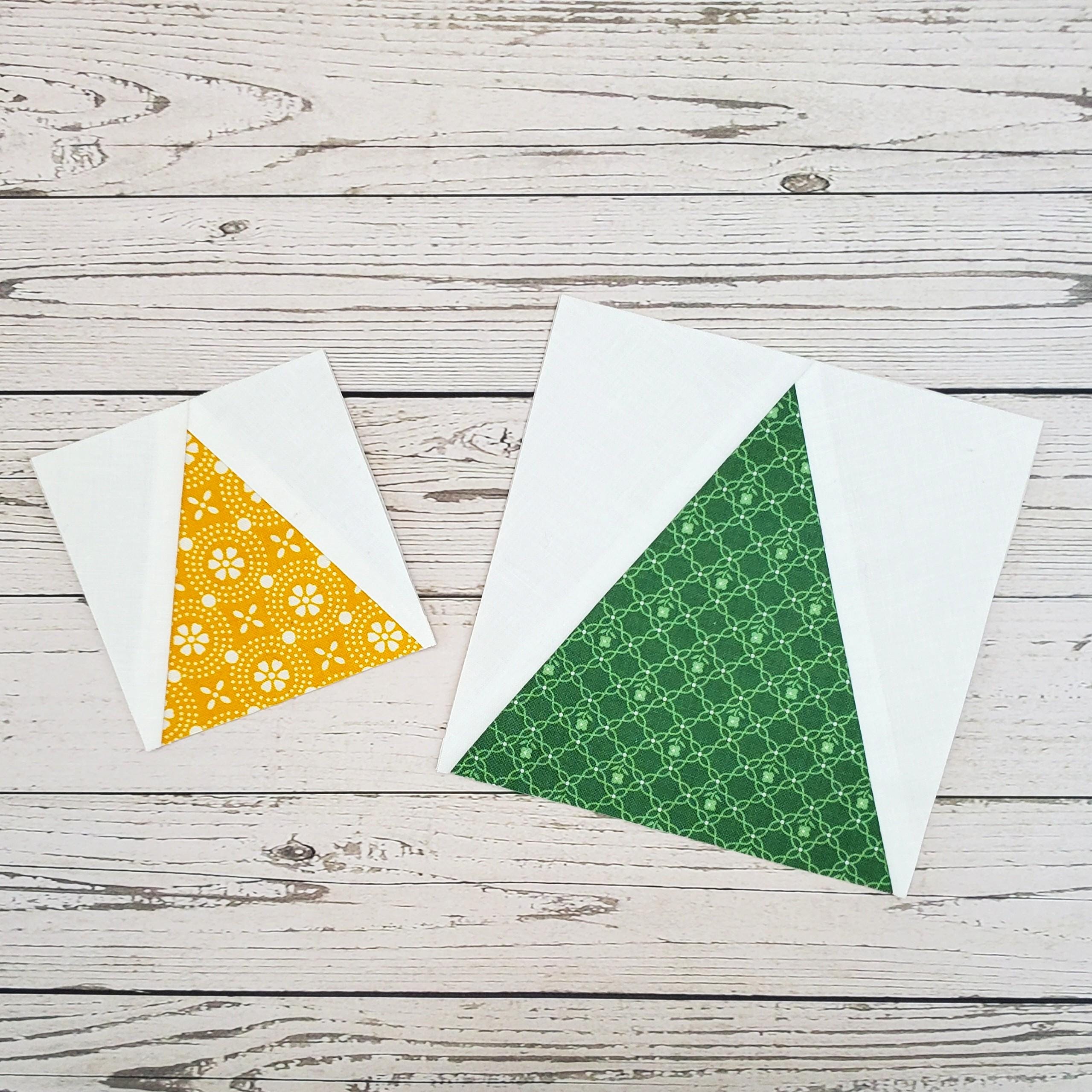 Triangle in a Square Blocks: PDF FPP Templates