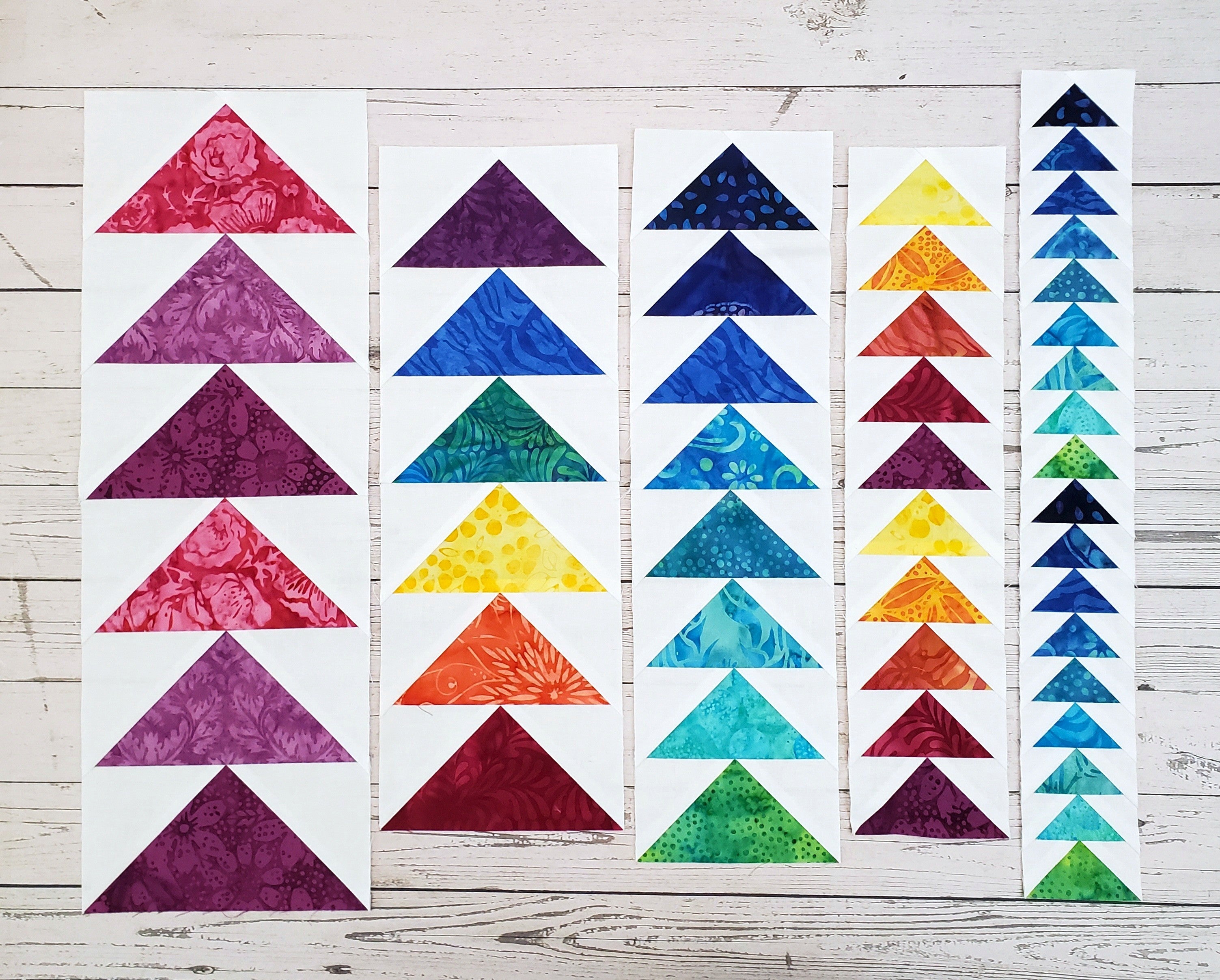FPP Template Bundle - Includes 5 Patterns: PDF Quilt FPP Templates