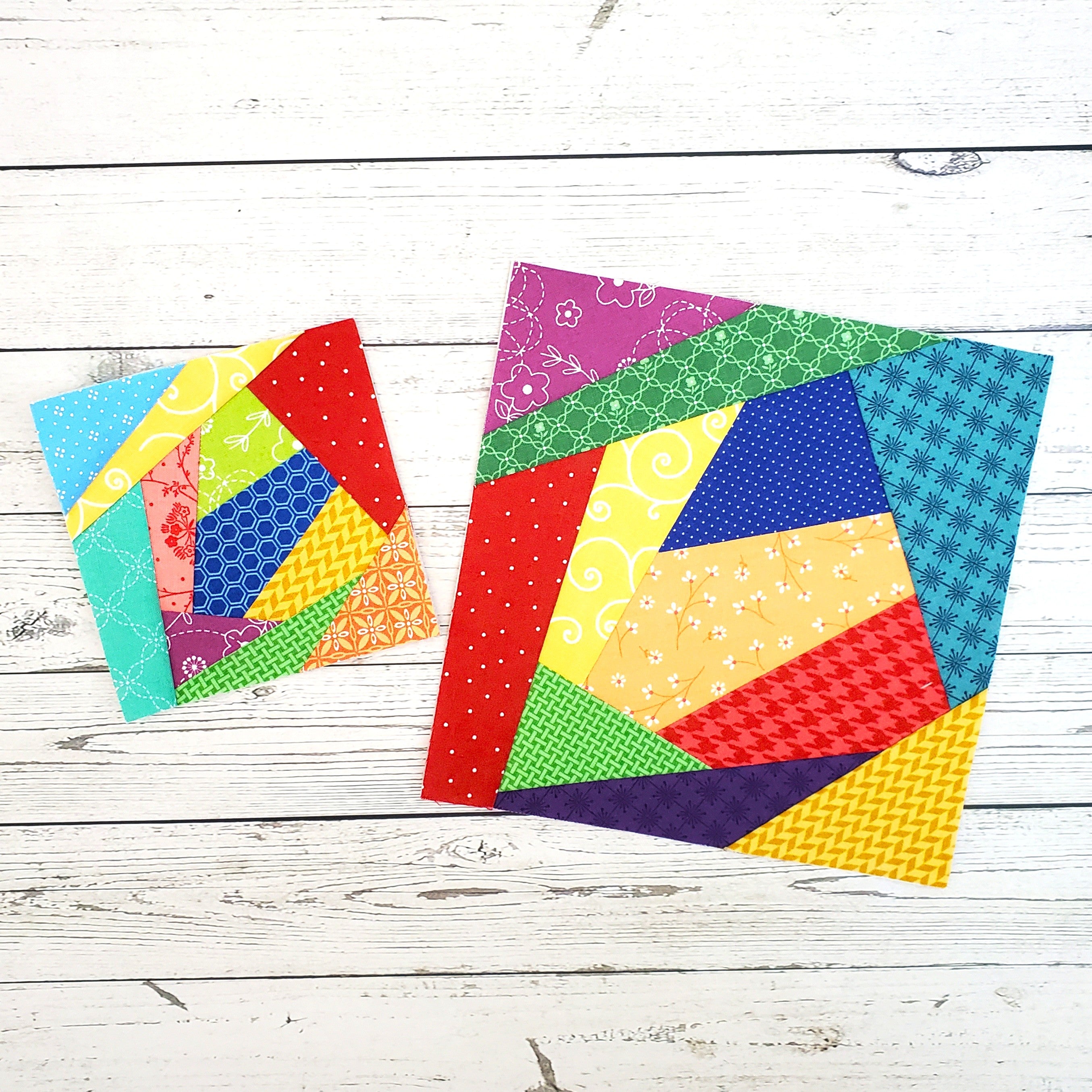 Crazy Quilt Bundle: Pre-Printed FPP Templates