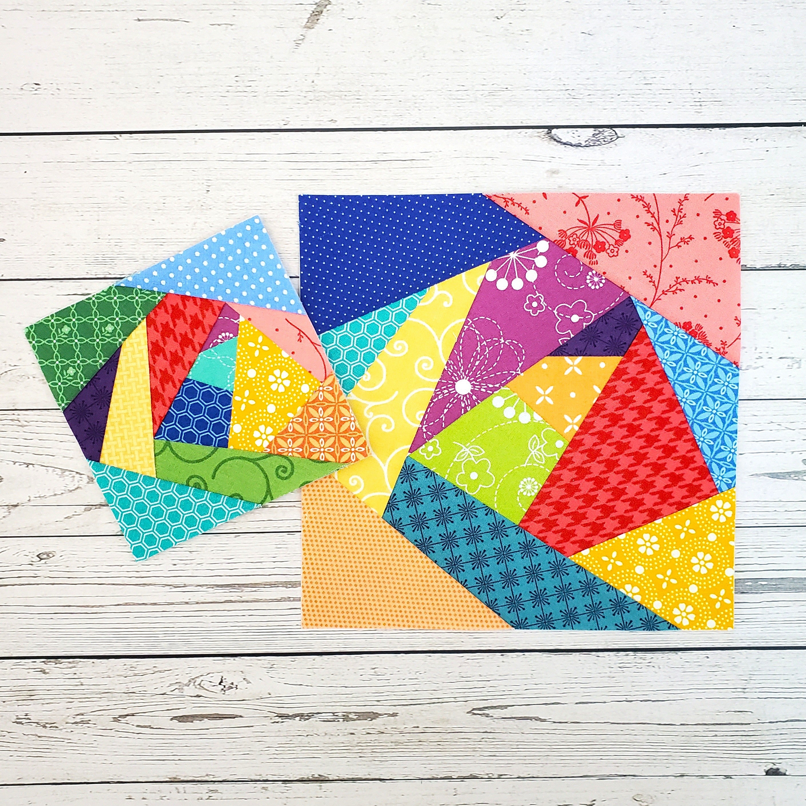 Crazy Quilt Bundle: Pre-Printed FPP Templates
