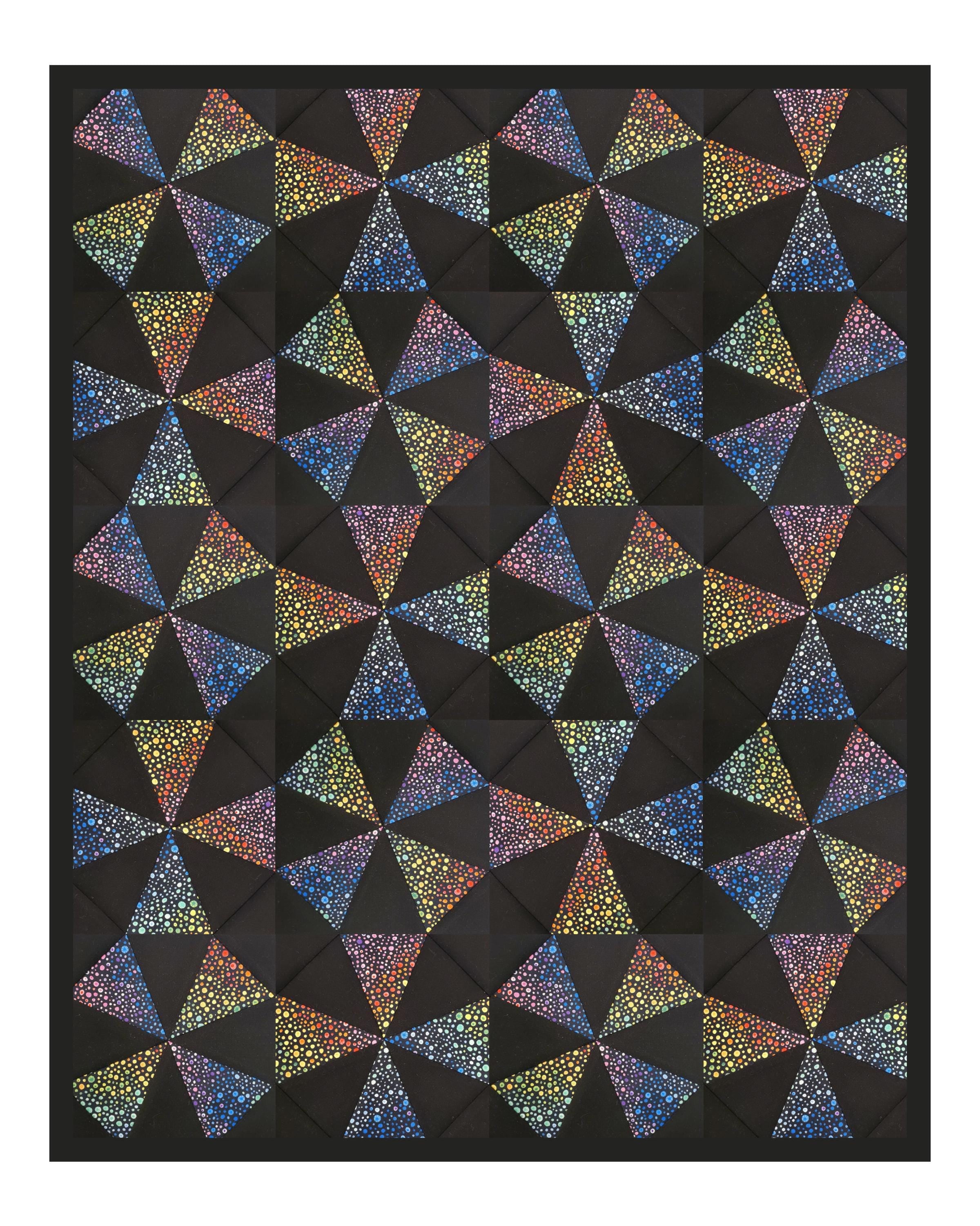 Kaleidoscope: Pre-Printed Quilt Pattern and FPP Templates