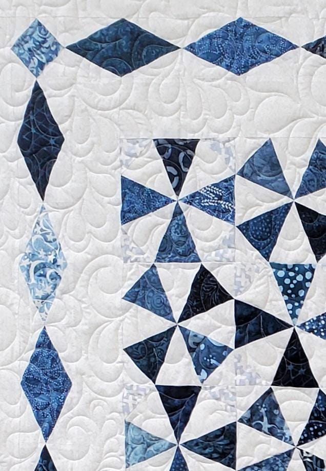 Kaleidoscope: PDF Quilt Pattern and FPP Templates