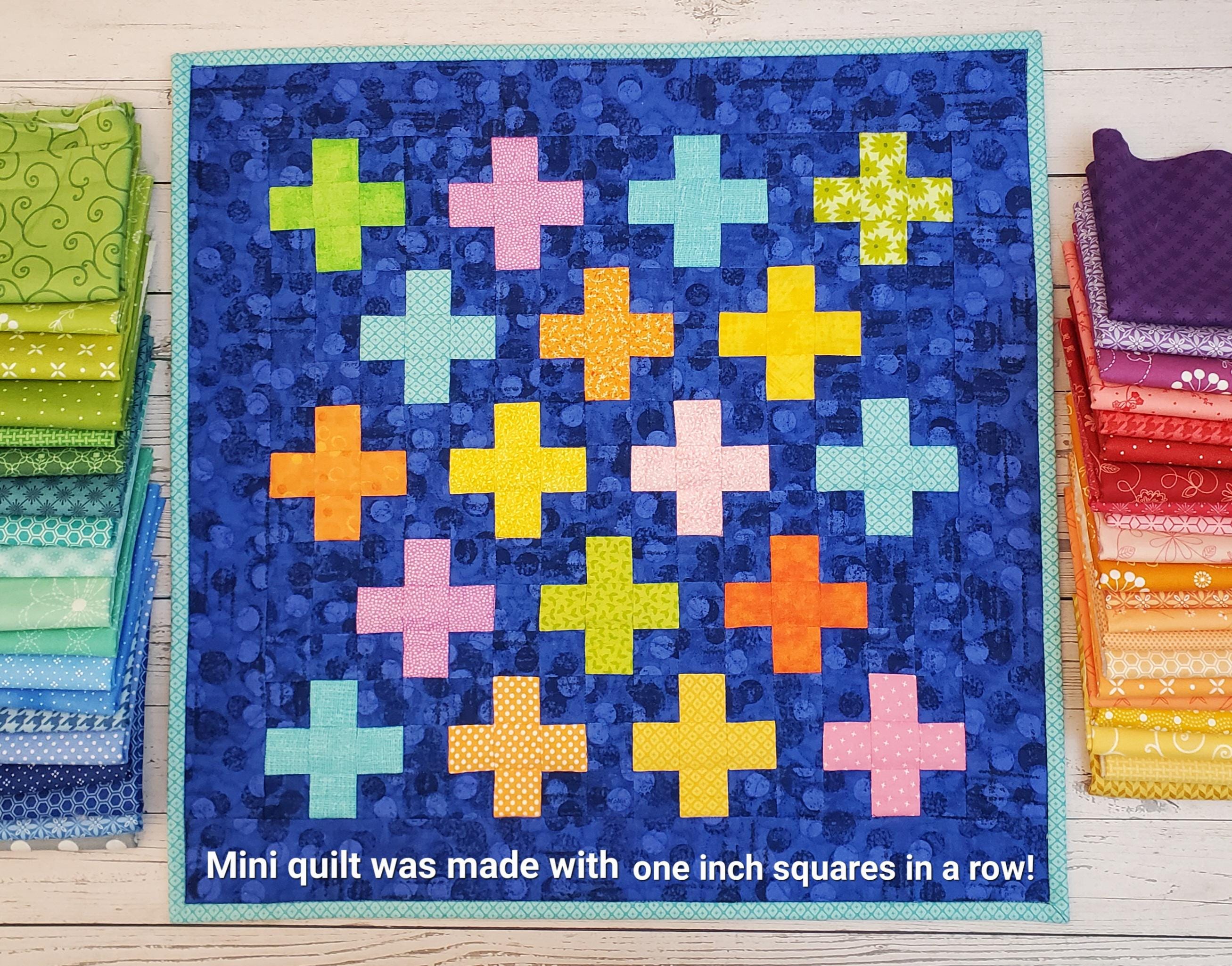 Mini Squares in a Row: PDF FPP Templates